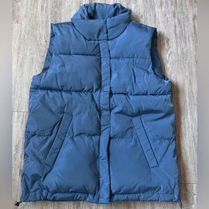 Women's Winter Long Puffer Vest Rue21 Warm Padded Sleeveless Wind Resistant